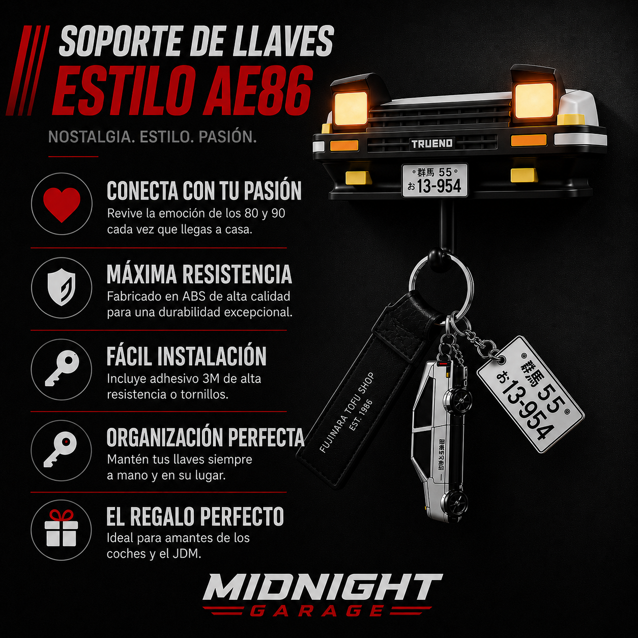 Llavero Midnight - Trueno AE86